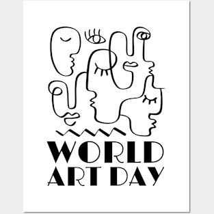 World Art Day Posters and Art